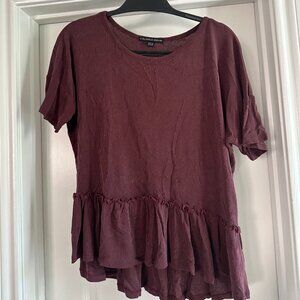 Harlowe & Graham Peplum T-shirt Top